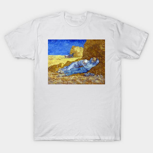 Vincent van Gogh The Siesta T-Shirt by pdpress